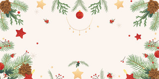暖色冬天圣诞节圣诞装饰星星圣诞圣诞节背景